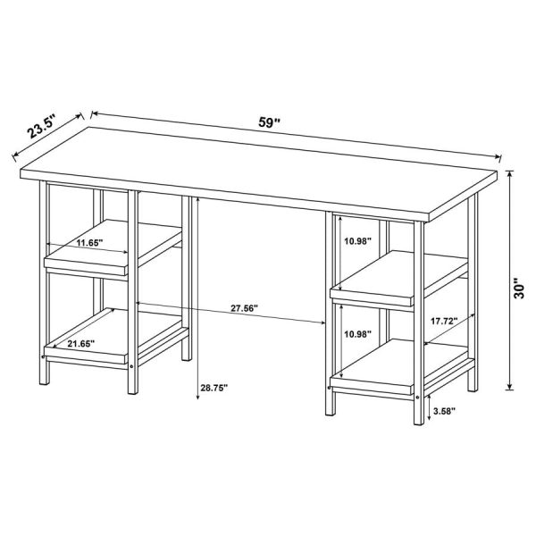 Kemper Brown Writing Desk Online Hot Sale