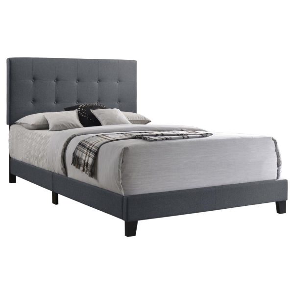 Mapes Grey Eastern King Bed Online Hot Sale