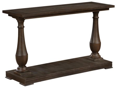 Walden Brown Sofa Table For Sale