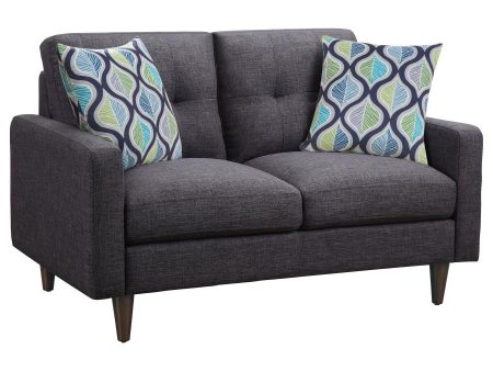 Watsonville Grey Loveseat Online Sale