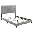 Warner Grey Eastern King Bed Cheap