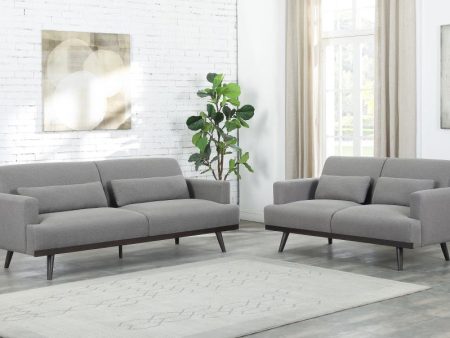 Blake Grey 2 Pc Sofa Set on Sale