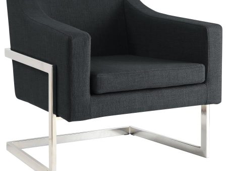 Chris Grey Accent Chair Hot on Sale