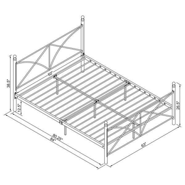 Hart White Queen Bed Hot on Sale