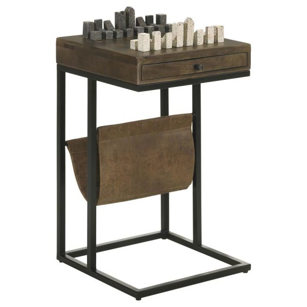 Chessie Brown Side Table Online Sale