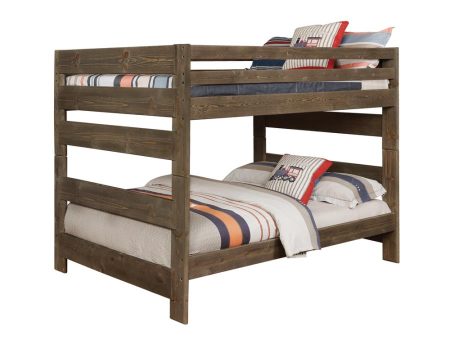 Wrangle Hill Grey Full   Full Bunk Bed Supply