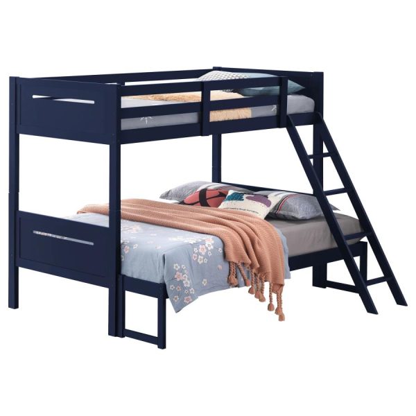 Littleton Blue Twin   Full Bunk Bed Supply