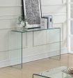 Ripley Clear Sofa Table For Sale