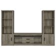 Burke Grey 3 Pc Entertainment Center Online now