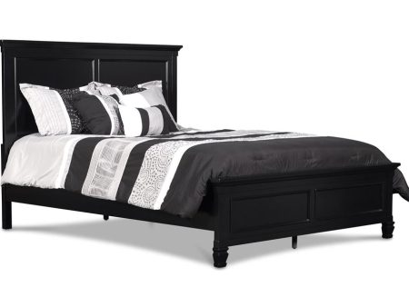 TAMARACK 6 6-6 0 EK WK HEADBOARD, FOOTBOARD & SLATS- BLACK Cheap