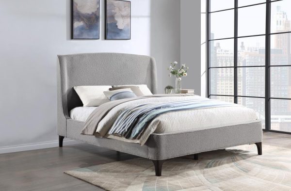 Mosby Grey Queen Bed Discount