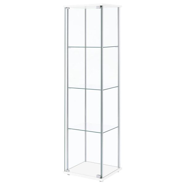 Bellatrix White Curio Cabinet Hot on Sale