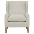 Fleur Beige Accent Chair For Discount