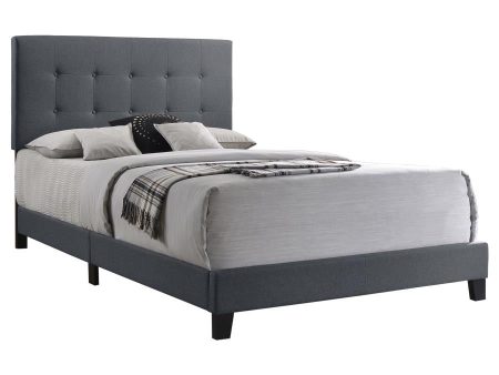 Mapes Grey Queen Bed Cheap