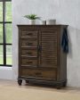 Franco Brown Door Chest Online Hot Sale