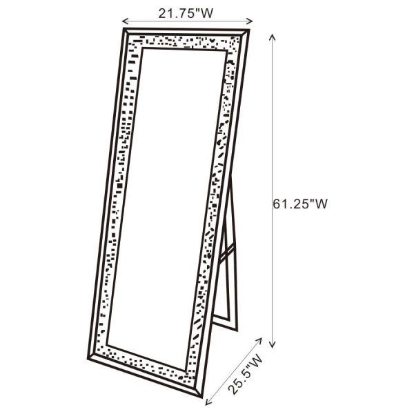 Carisi Silver Standing Mirror on Sale