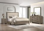 Mille Upholstered Bedroom Set - Brownish Gray Cheap