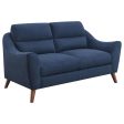 Gano Blue Loveseat Online