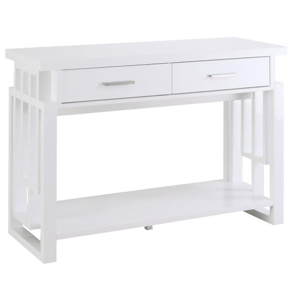 Schmitt White Sofa Table on Sale