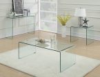 Ripley Clear Sofa Table For Sale