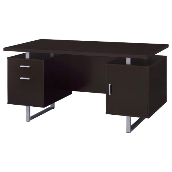 Lawtey Brown Computer Desk For Cheap