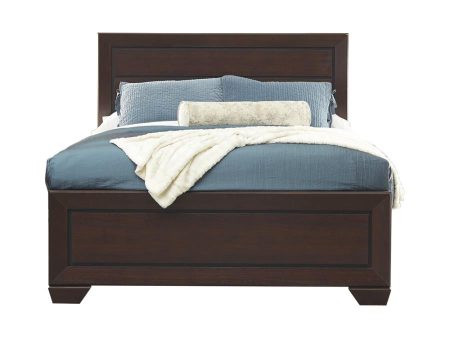 Kauffman Brown California King Bed For Cheap