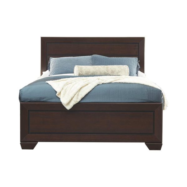 Kauffman Brown California King Bed For Cheap