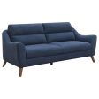 Gano Blue 3 Pc Sofa Set For Cheap