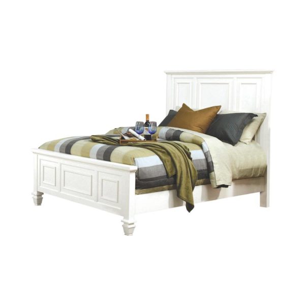 Sandy Beach Ivory California King Bed Online Sale