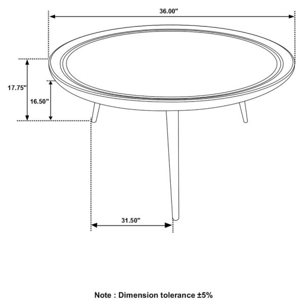 Zoe Brown Coffee Table For Cheap