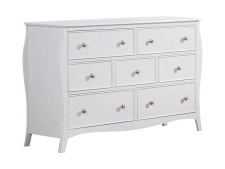 Dominique White Dresser For Discount