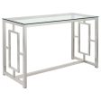 Merced Silver Sofa Table on Sale