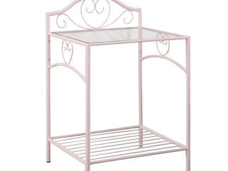 Massi Pink Nightstand For Cheap