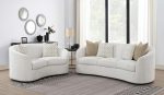 Rainn White 2 Pc Sofa Set Online