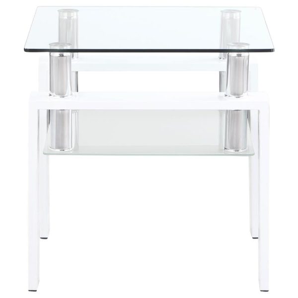 Dyer White End Table Online