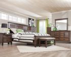 Franco Brown Eastern King Bed 4 Pc Set For Cheap