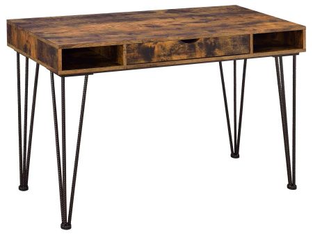 Olvera Brown Writing Desk Discount