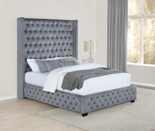 Rocori Grey Eastern King Bed Online Sale