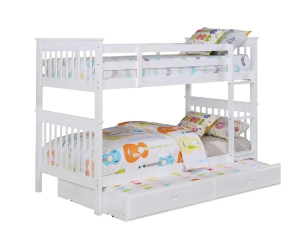 Chapman White Twin   Twin Bunk Bed Online Sale