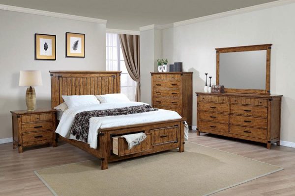 Brenner Brown Queen Storage Bed Online Hot Sale