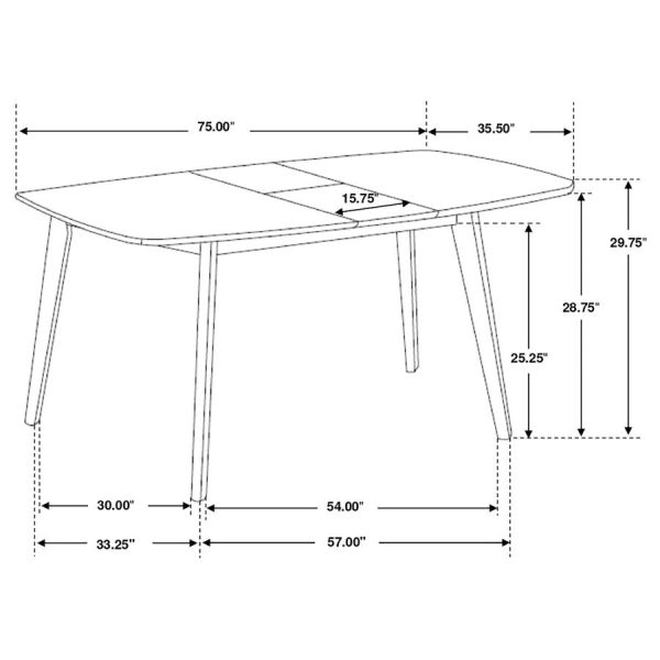 Redbridge Brown 7 Pc Dining Set For Sale