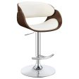 Dana Ivory Adjustable Bar Stool For Sale