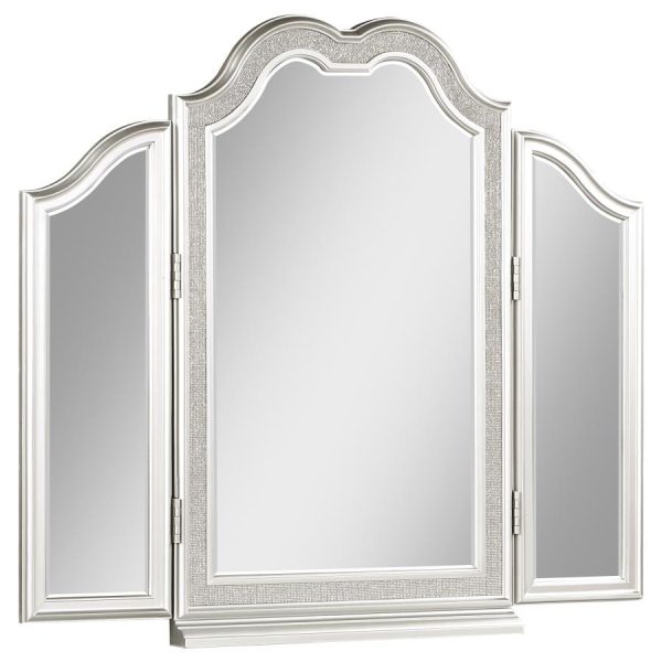 Evangeline Silver Vanity Mirror Cheap