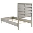 Ramon Silver Twin Bed Hot on Sale