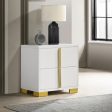 Marceline White Nightstand Cheap