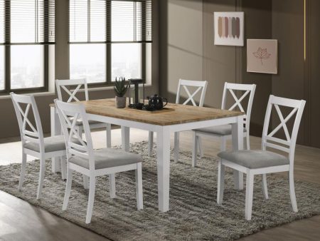 Hollis Brown 7 Pc Dining Set Cheap