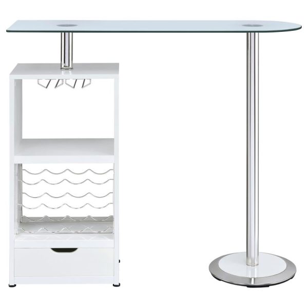 Koufax White Bar Table Hot on Sale