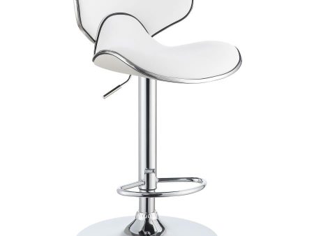 Edenton White Adjustable Bar Stool Hot on Sale