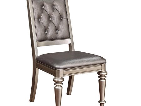 Bling Game Silver Side Chair Online now