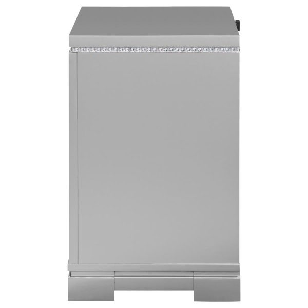 Eleanor Silver Nightstand Hot on Sale